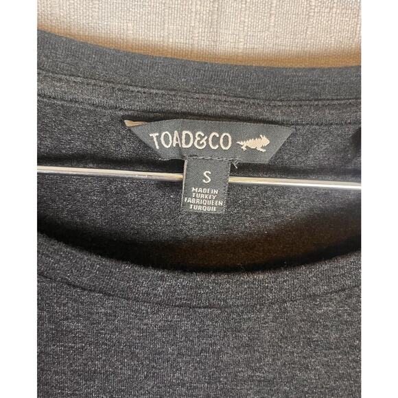 Toad & Co Tech Samba Faro Dress Size Small Dark Gray Long Sleeve Pockets EUC - Picture 6 of 8